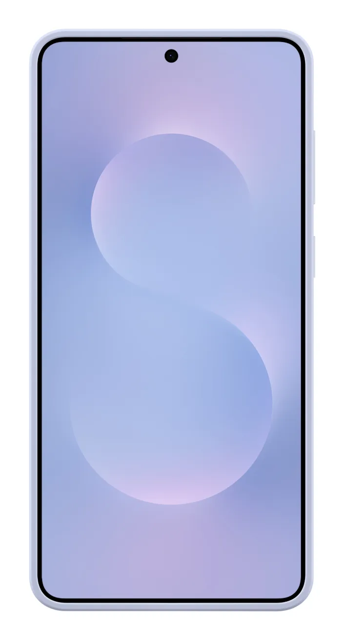 Samsung Galaxy S25 Edge Silicone - silikonskal, Ljusbl&aring;