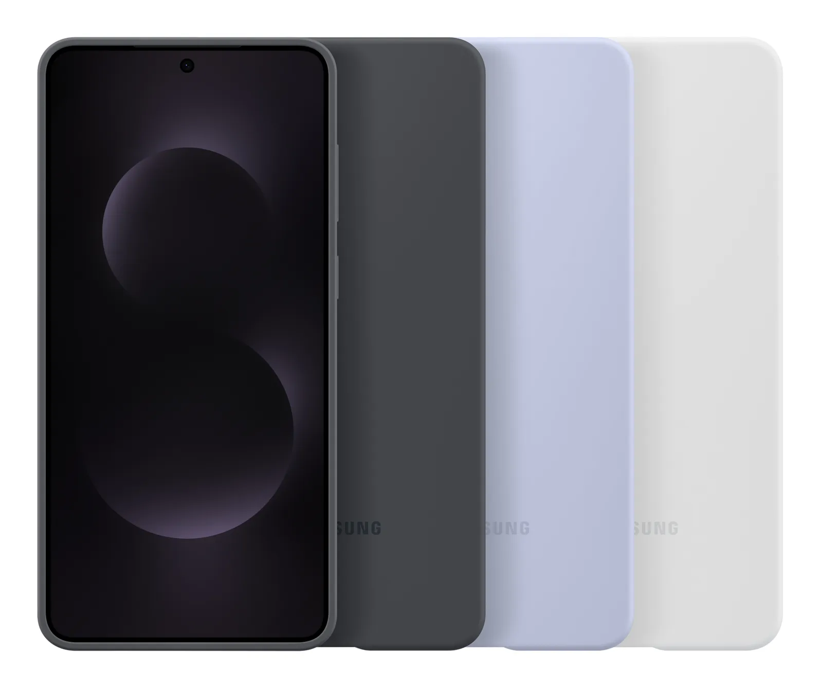 Samsung Galaxy S25 Edge Silicone - silikonskal, Ljusbl&aring;