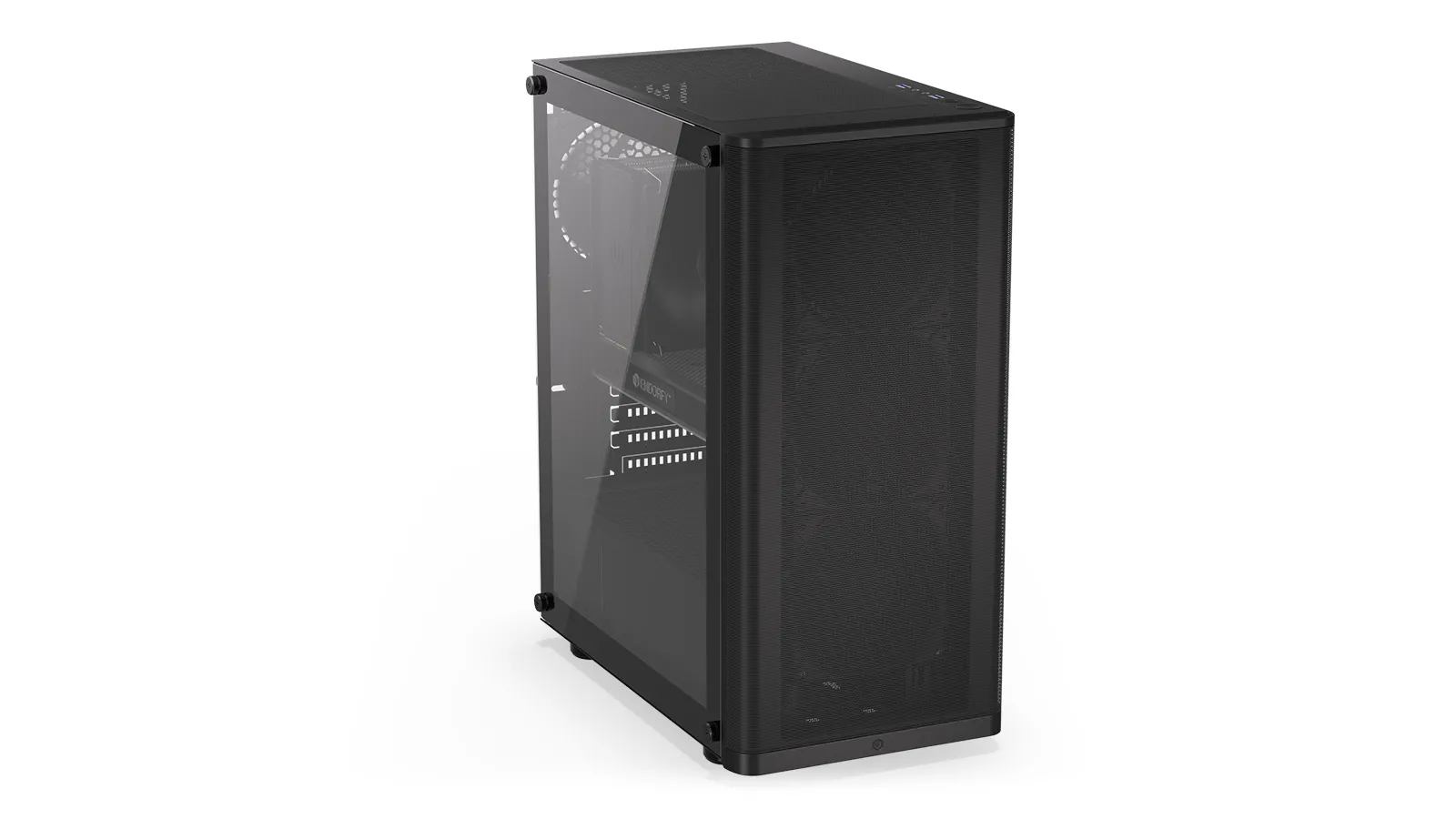 Endorfy Ventum 200 Air - Minitower chassi, f&ouml;nster, Svart