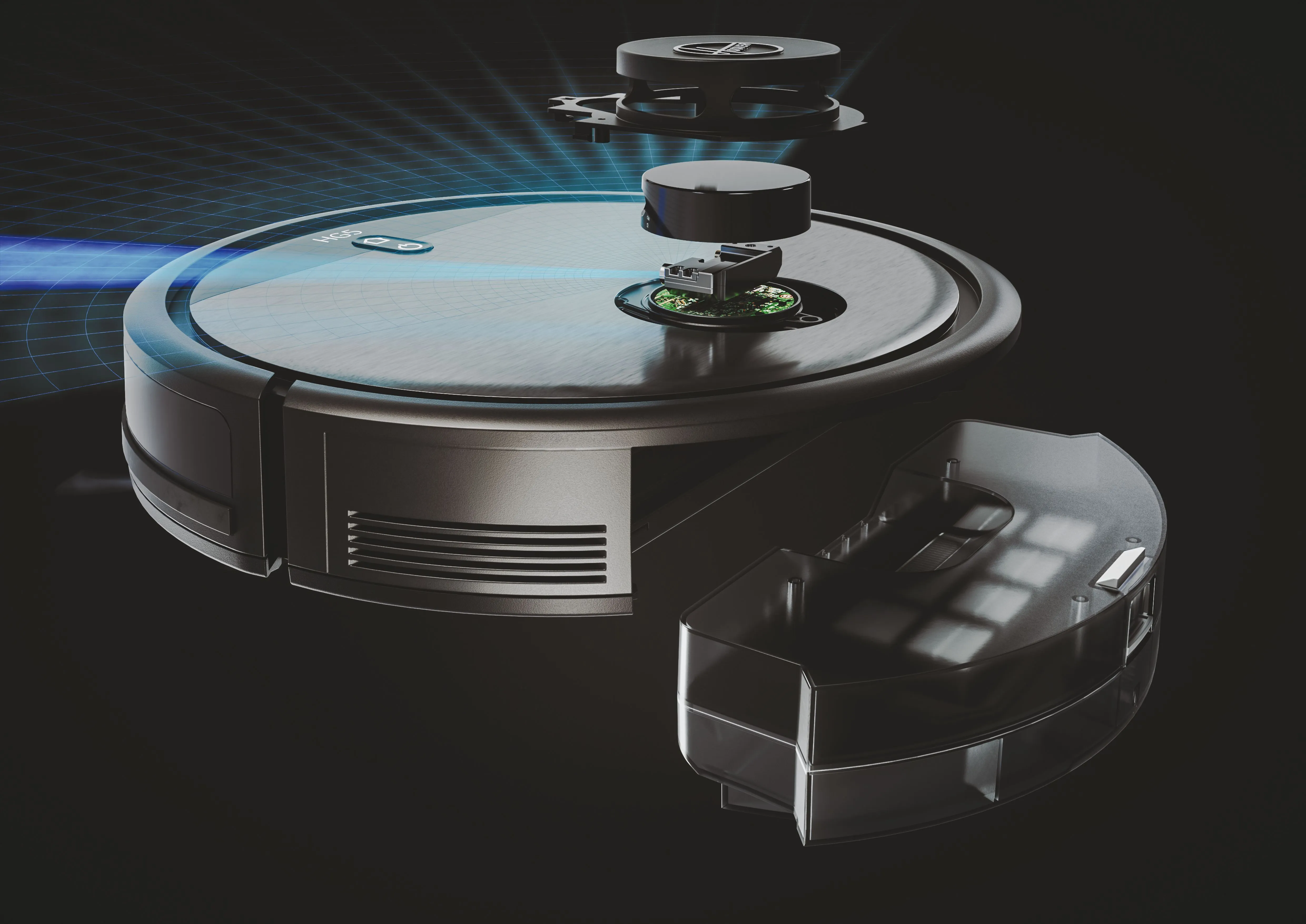 Hoover HG870HU 011 - robotdammsugare, gr&aring;