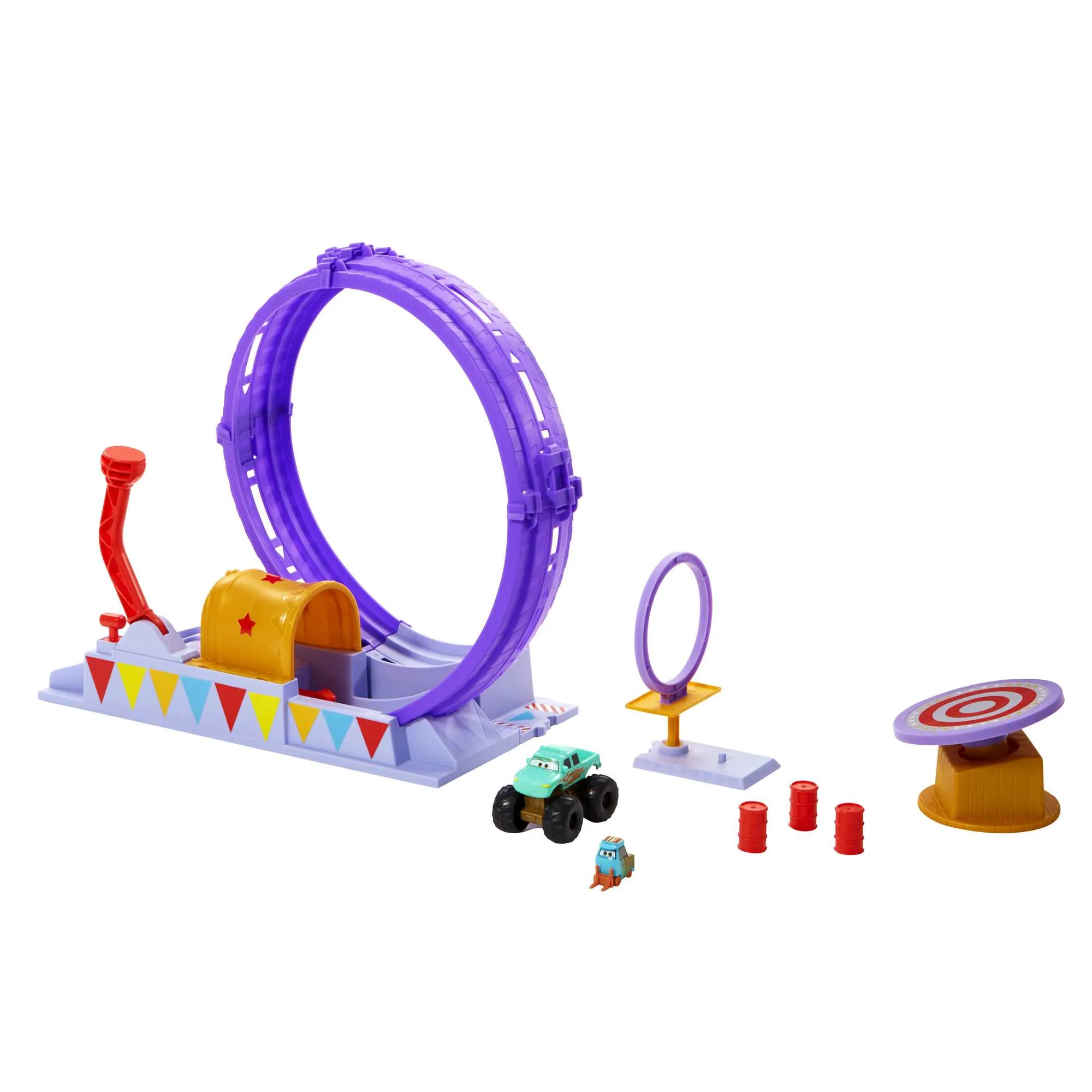 Mattel Disney Pixar Cars Stunt Circus Playset Race Track
