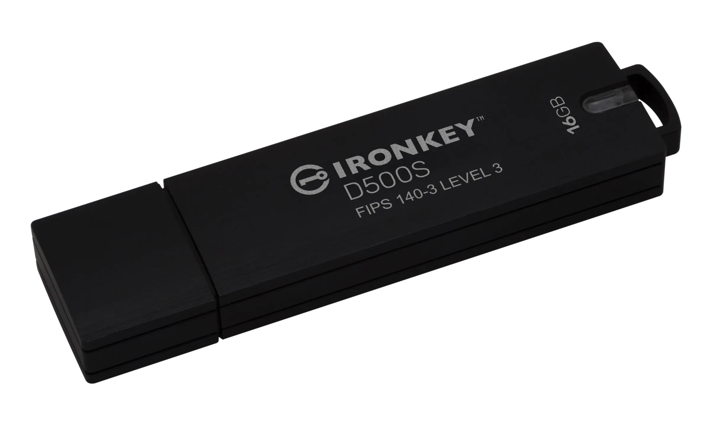 Kingston IronKey D500S USB 3.2 Gen 1 16GB memory stick, Black