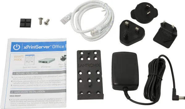 LANTRONIC xPrintServer Office Edition, iOS tulostinpalvelin, harmaa