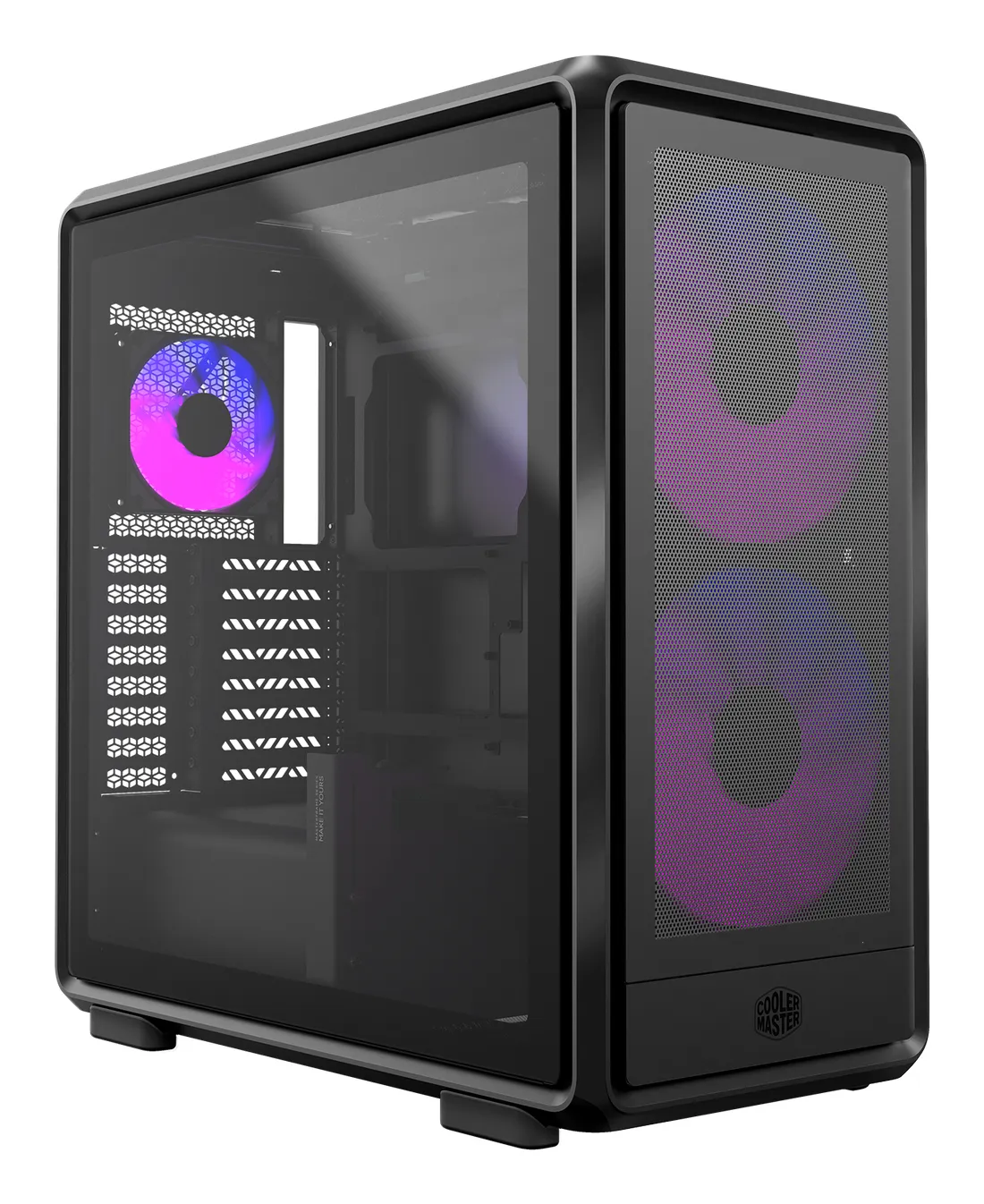Cooler Master MasterFrame 600 Mesh ARGB Midi-Tower Case with window, Black