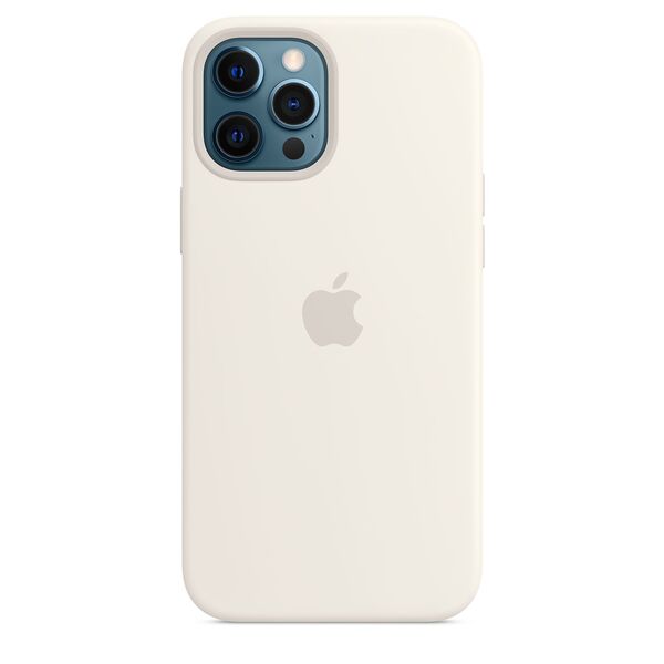 Apple iPhone 12 Pro Max, MagSafe - silicone case, White