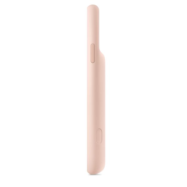 Apple iPhone 11 Pro Max Smart Battery Case - Silicone Case, Pink Sand