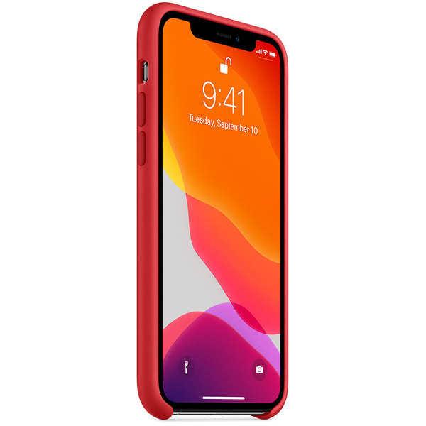 Apple iPhone 11 Pro Max - Silicone Case, (PRODUCT)RED
