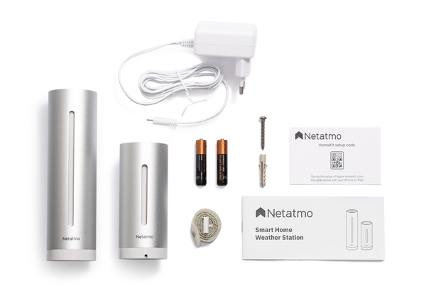 NETATMO Smart Home Weather Station + extra rain guage