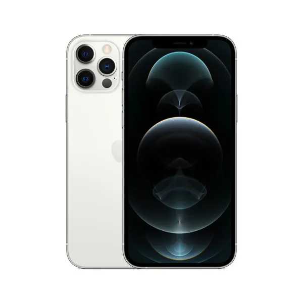 Kunnostettu iPhone 12 Pro 256 Gt -puhelin, Hopea (Tyydyttävä kunto)