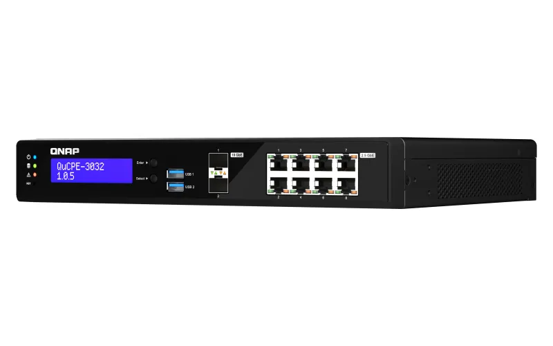 QNAP QuCPE-3032-C3558R-8G 2-Bay Rackmount 8GB