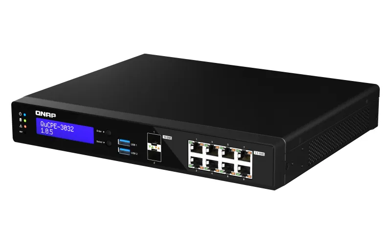 QNAP QuCPE-3032-C3558R-8G 2-Bay Rackmount 8GB
