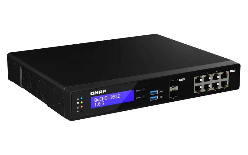 QNAP QuCPE-3032-C3558R-8G 2-Bay Rackmount 8GB