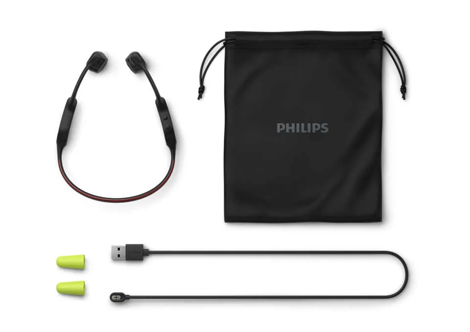 Philips Go A7607 - h&ouml;rlurar, svart