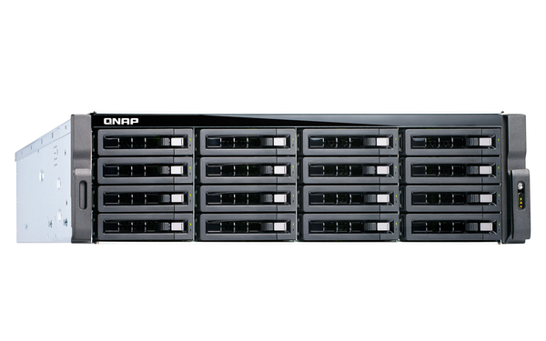 QNAP TS-1673U-8G 16-bay rackmount NAS AMD RX-421ND 4-core 2.1GHz up to 3.4GHz 8GB DDR4 RAM (max 64GB) 2 x M.2 22802260 SATA 6Gbs 4xS