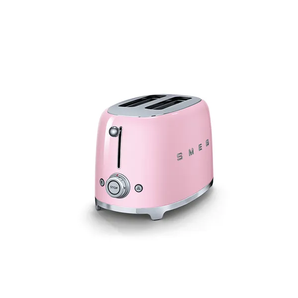 Smeg TSF01PKEU - toaster, 2 slots, Pink