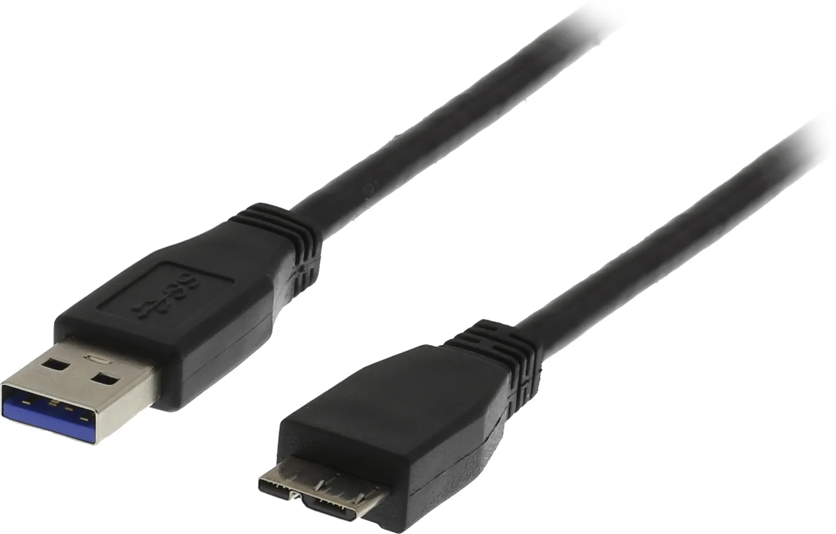 Deltaco USB-A – Micro-USB B 3.1 Gen 1 - cable, 2 m, Black