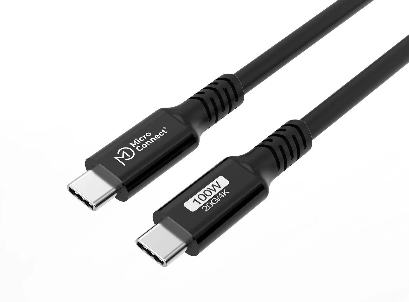 MicroConnect Premium USB-C – USB-C 3.2 Gen 2 - cable, 4 m, Black