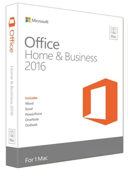 Microsoft Office Mac Home Business 2016 - Englanti