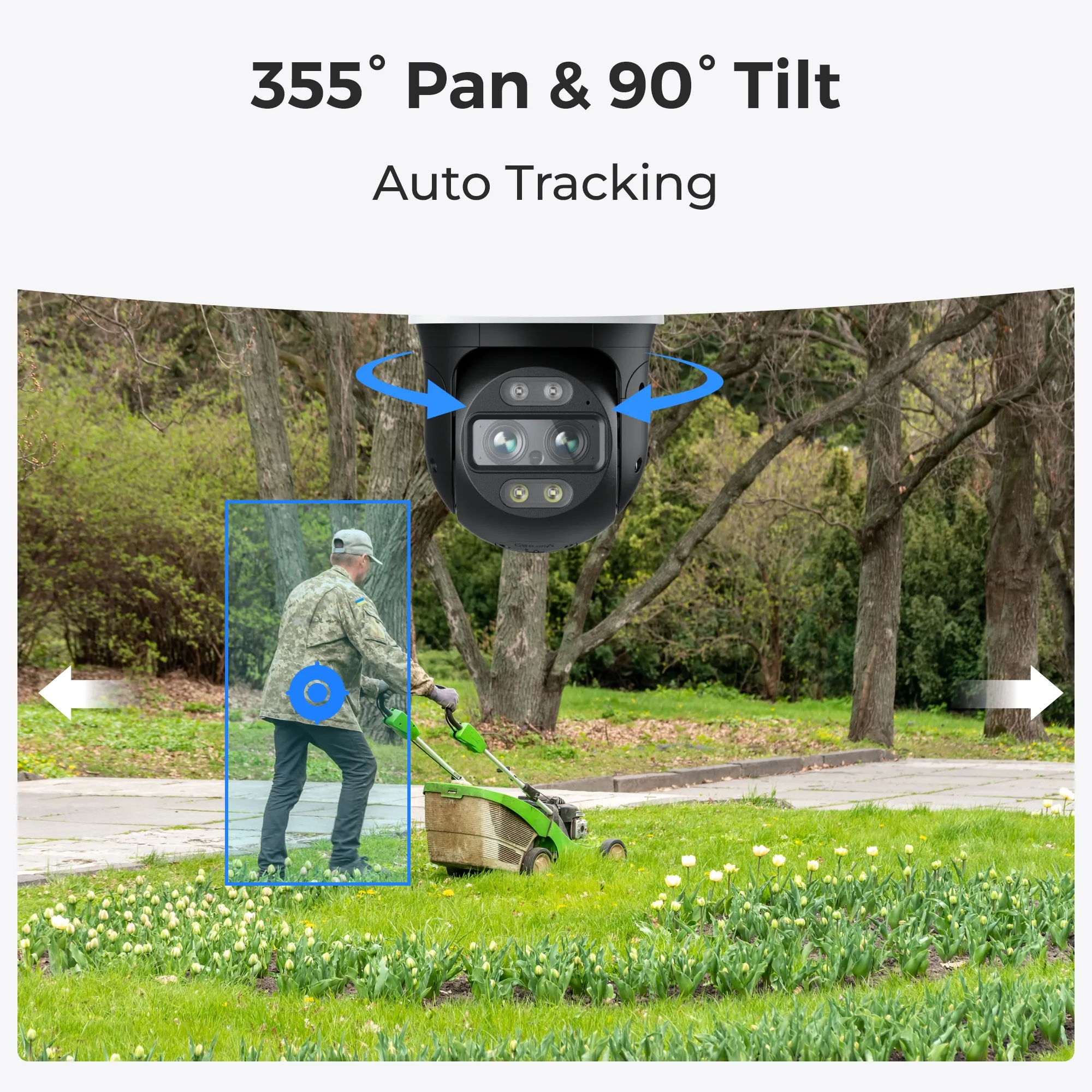 Reolink TrackMix WiFi Camera 4K | 8MP | PTZ | WiFi | 6x Optic zoom
