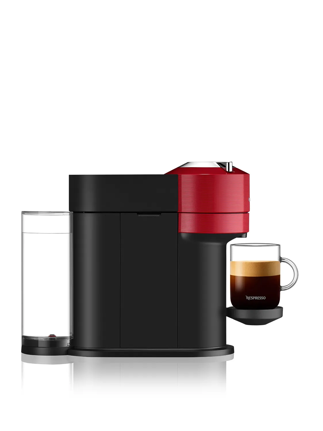 Krups Nespresso Vertuo Next - capsule coffee maker, red
