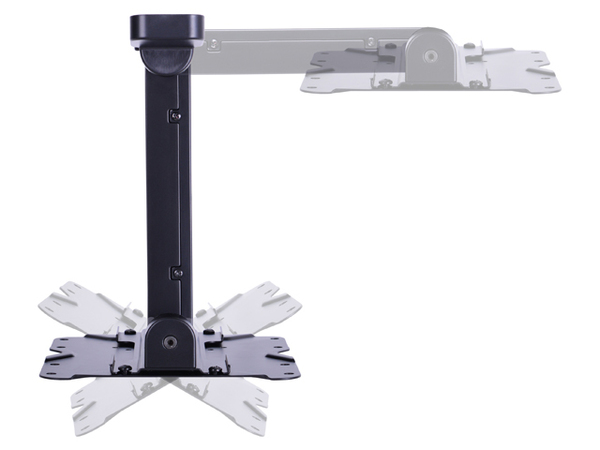 Multibrackets M Motorized Turn Mount - Wall mount tuotteelle LCD nestekiden&auml;ytt&ouml; / plasma TV - musta -n&auml;yt&ouml;n koko: 32"-55"
