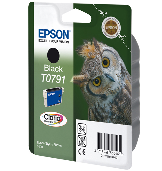 EPSON BLACK T0791 CLARIA PHOTO INK