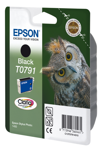 EPSON BLACK T0791 CLARIA PHOTO INK