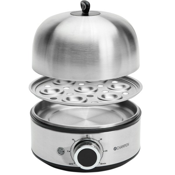 Champion EB600 Egg Cooker, 7 Eggs, Stainless Steel