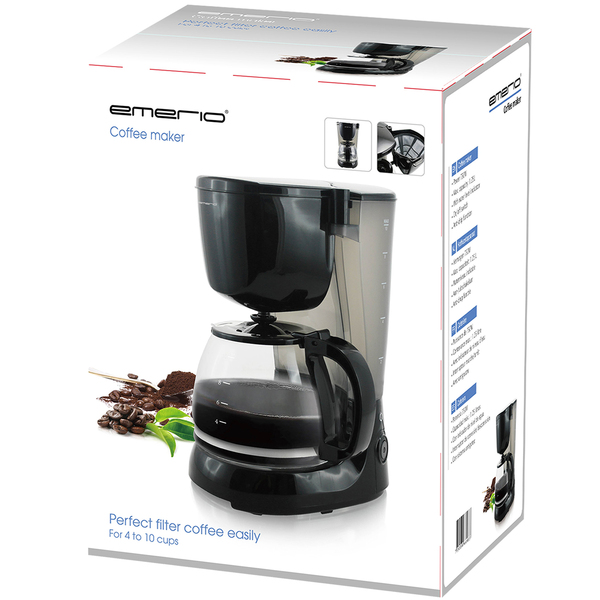 Emerio Eco 750W 1.25L - kaffebryggare