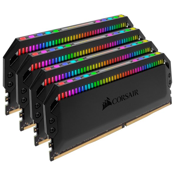 Corsair Dominator Platinum RGB 32 GB (4 x 8 GB) DDR4 3600 MHz, CL18 - minne, Svart