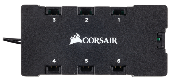Corsair HD120 RGB Individually Adressable Static Pressure LED Fan with controller