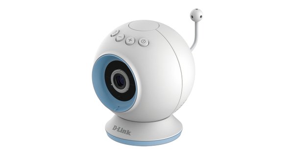 D-Link DCS-825L/E Wi-Fi Baby Camera, tr&aring;dl&ouml;s babymonitor, 720p, vit