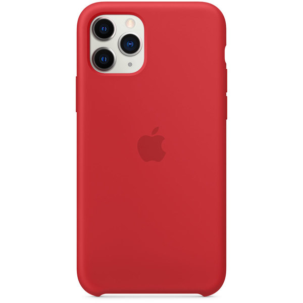 Apple iPhone 11 Pro Max - silikonskal, (PRODUCT)RED