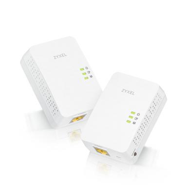 ZYXEL Twin Pack 1200 Mbps Powerline Gigabit Ethernet Adapter