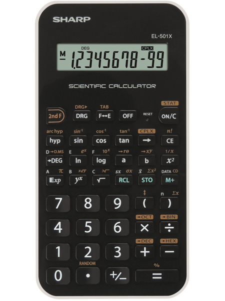 Scientific Calculator SHARP EL-501XBWH white