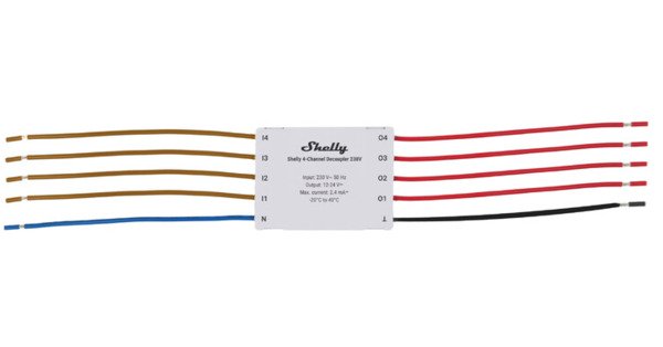 Shelly 4-Channel Decoupler 230V