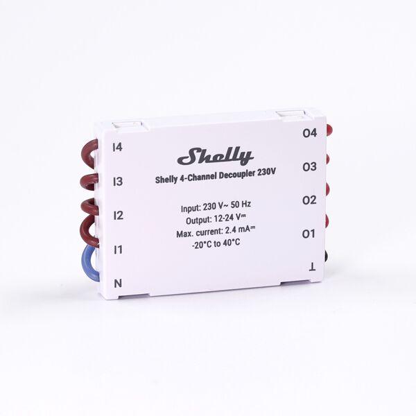 Shelly 4-Channel Decoupler 230V