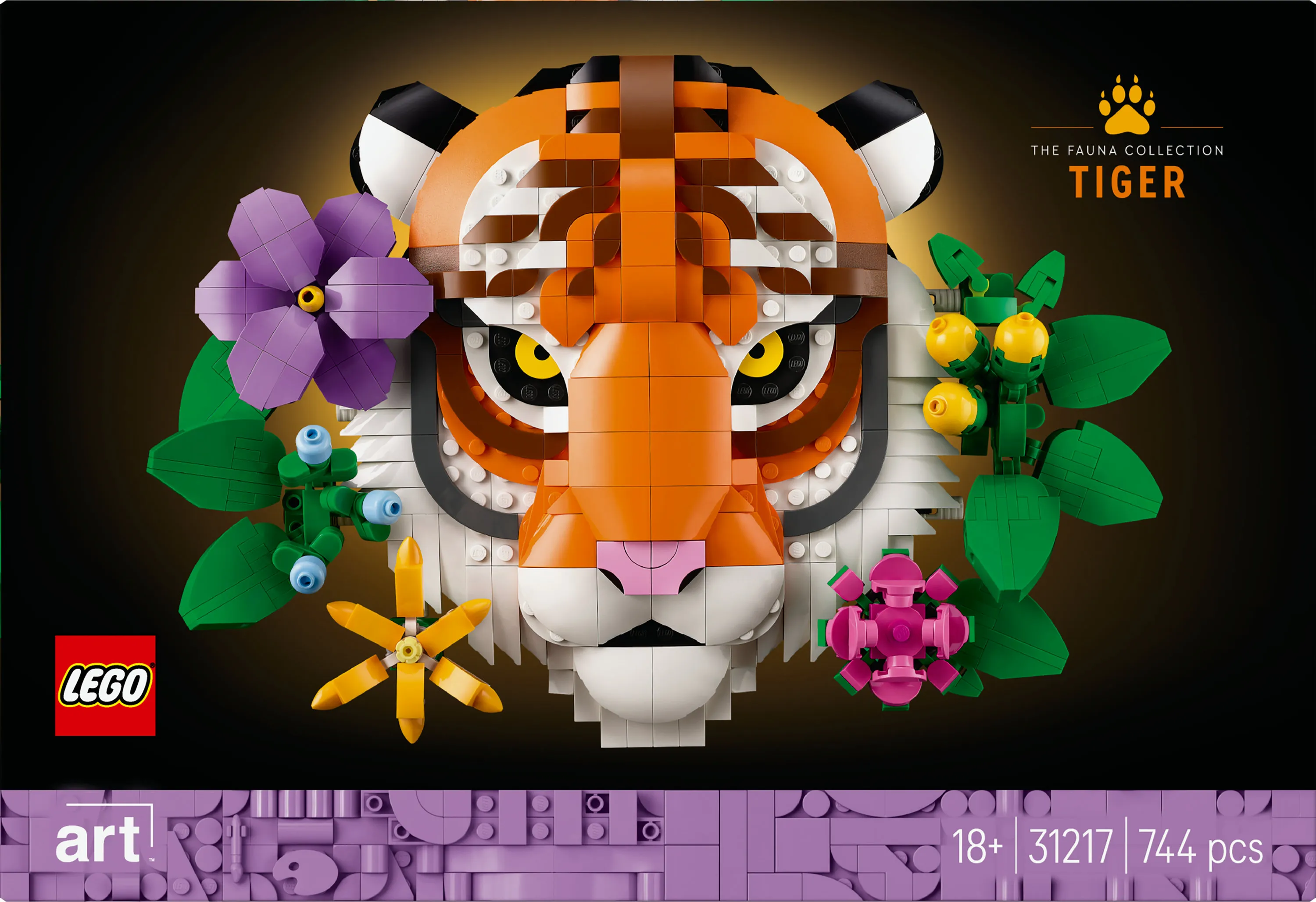 LEGO Art The Fauna Collection &ndash; Tiger 31217