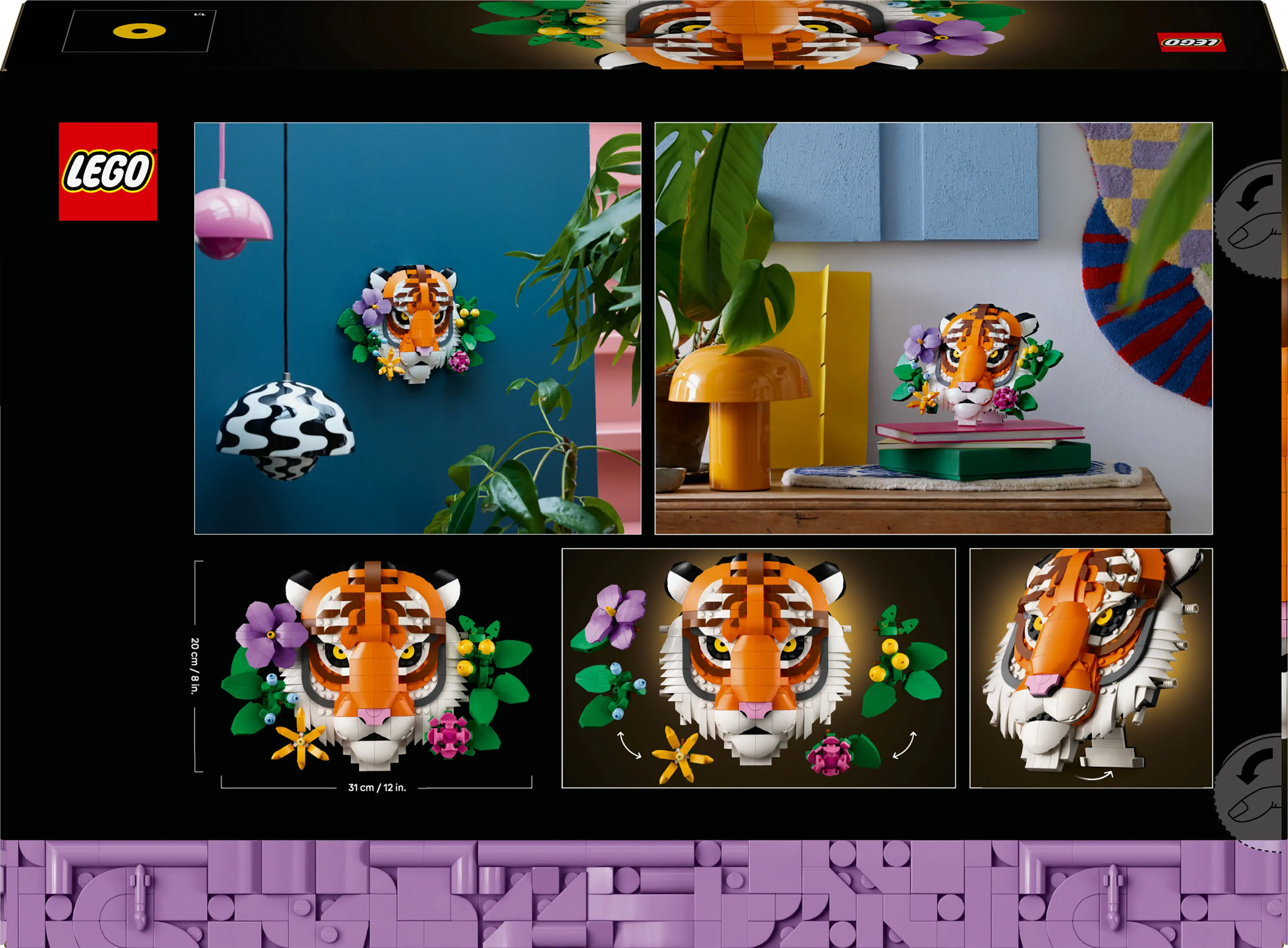 LEGO Art The Fauna Collection &ndash; Tiger 31217