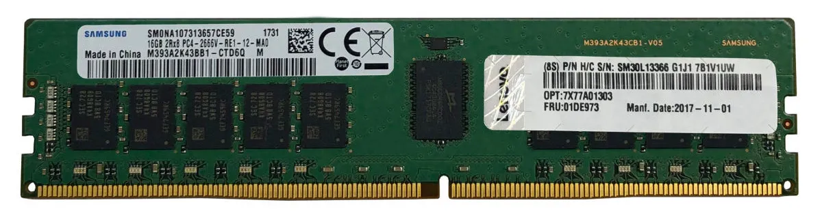 LENOVO ThinkSystem SE350 64GB TruDDR4 2666 MHz 4Rx4 1.2V LRDIMM