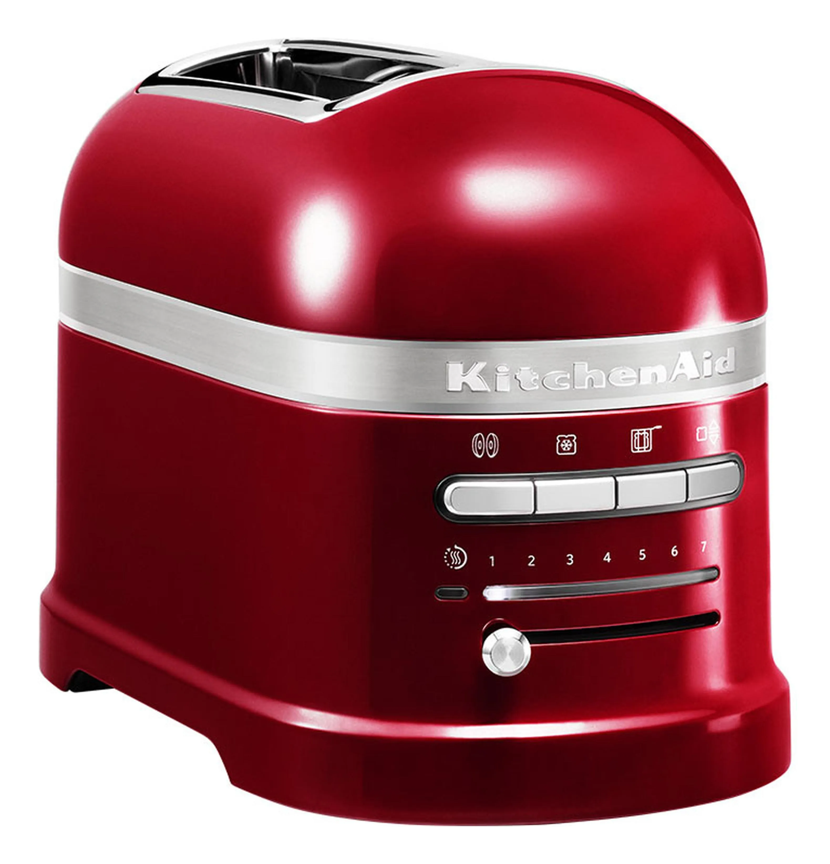 KitchenAid Artisan 5KMT2204ECA Br&ouml;drost f&ouml;r 2 skivor, r&ouml;d/rostfritt st&aring;l