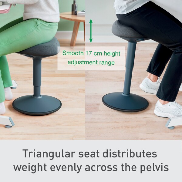 Leitz Ergo - activity chair, dark grey