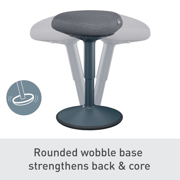 Leitz Ergo -aktiivituoli, tummanharmaa