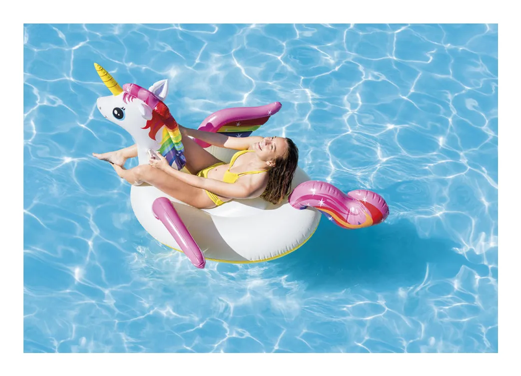 Intex Unicorn Ride-On, 201 x 140 cm
