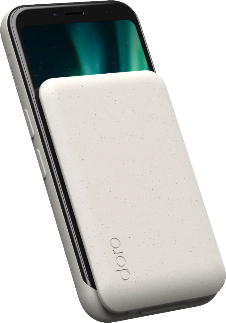 Doro Aurora A21 4G, Android - mobile phone, White