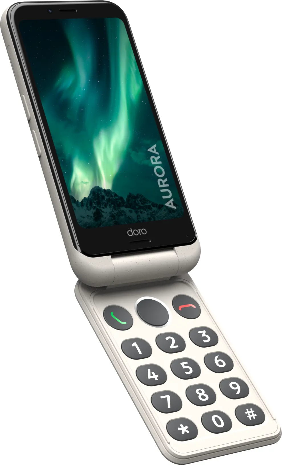 Doro Aurora A21 4G, Android - mobile phone, White