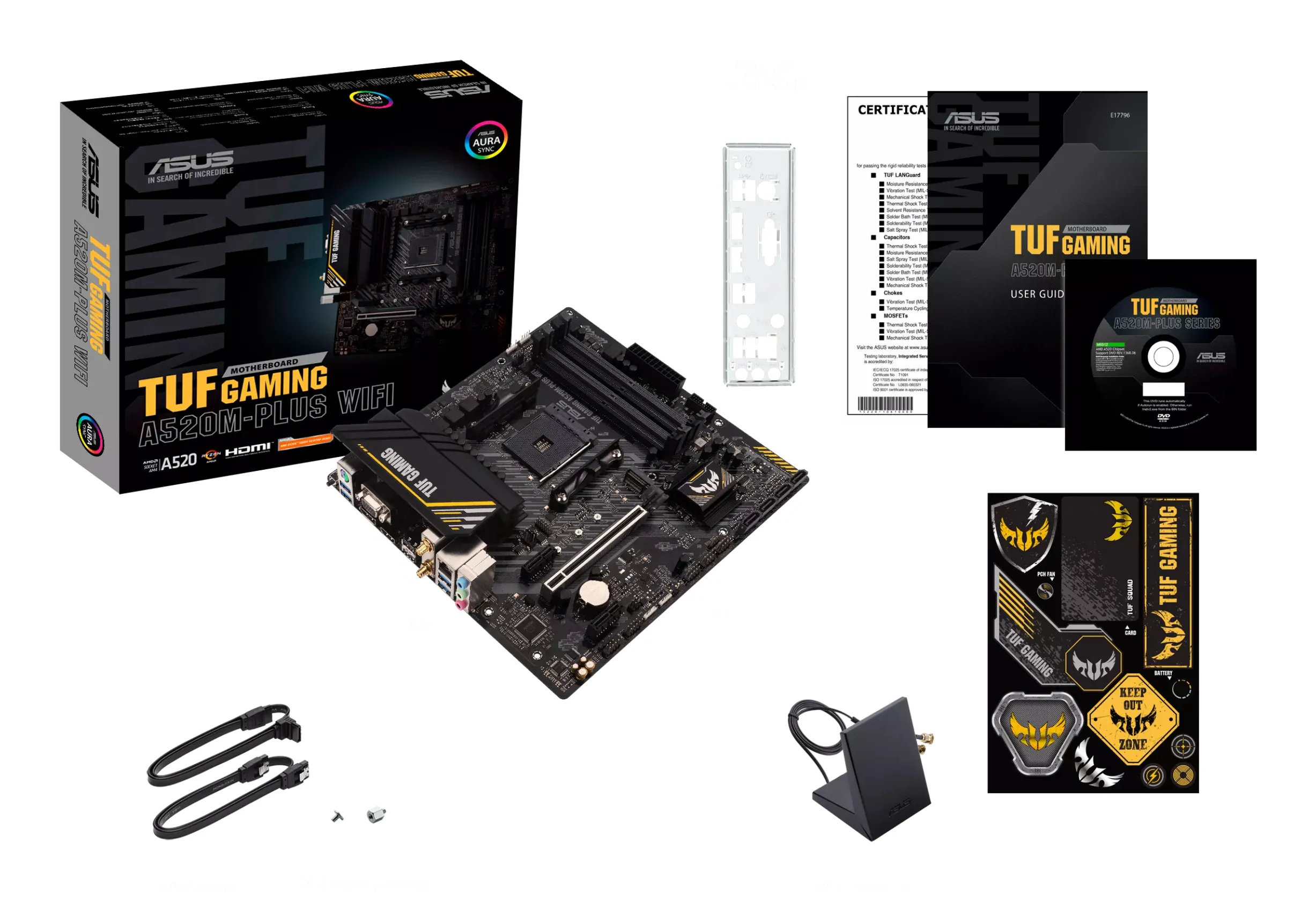 Asus TUF Gaming A520M-PLUS II Wi-Fi mATX - motherboard