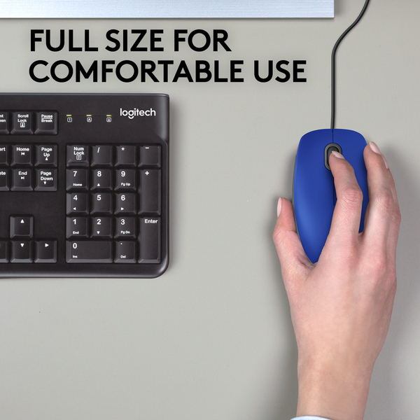 Logitech M110 Silent - mouse, blue