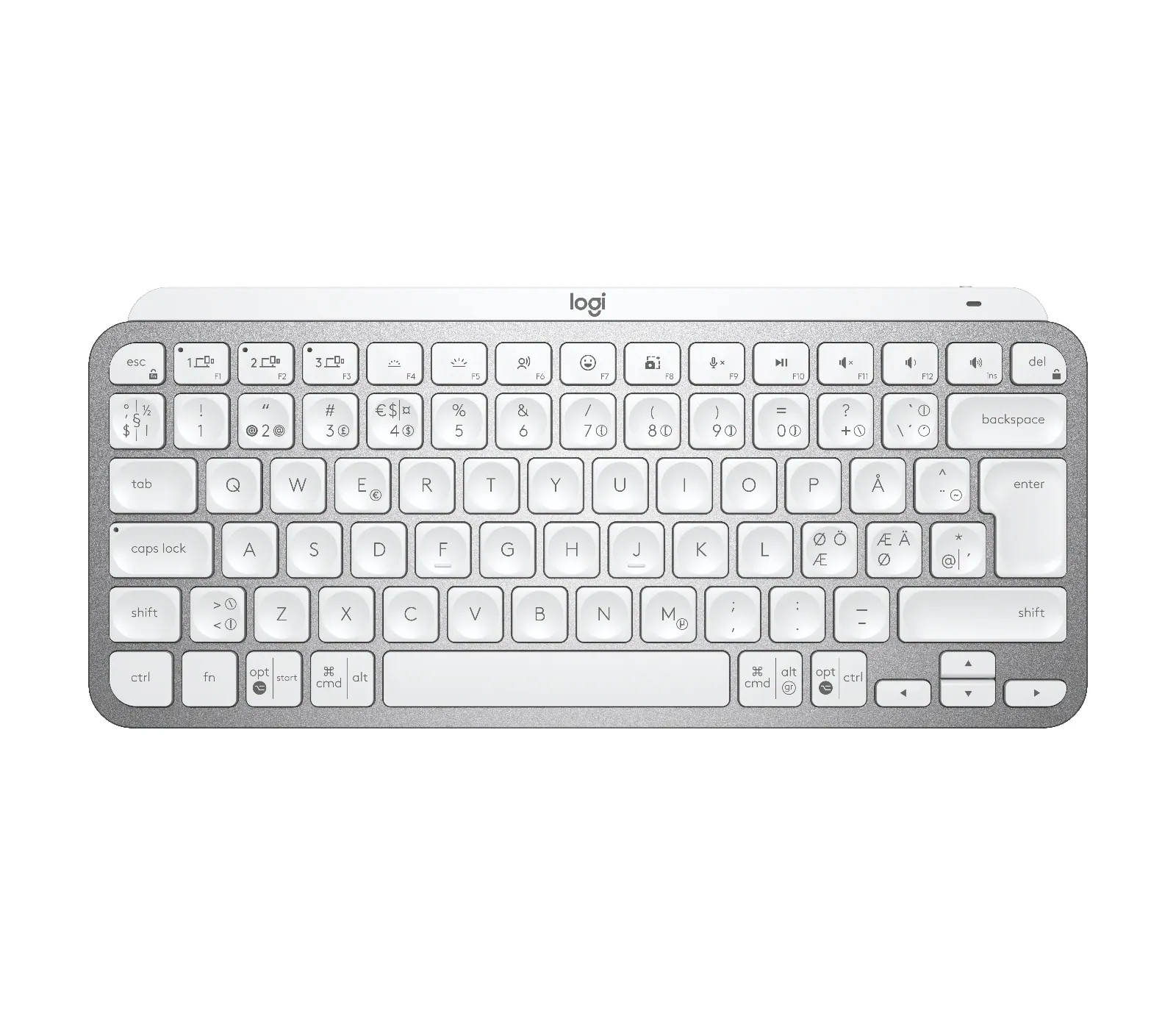 Logitech MX Keys Mini - wireless keyboard, Grey