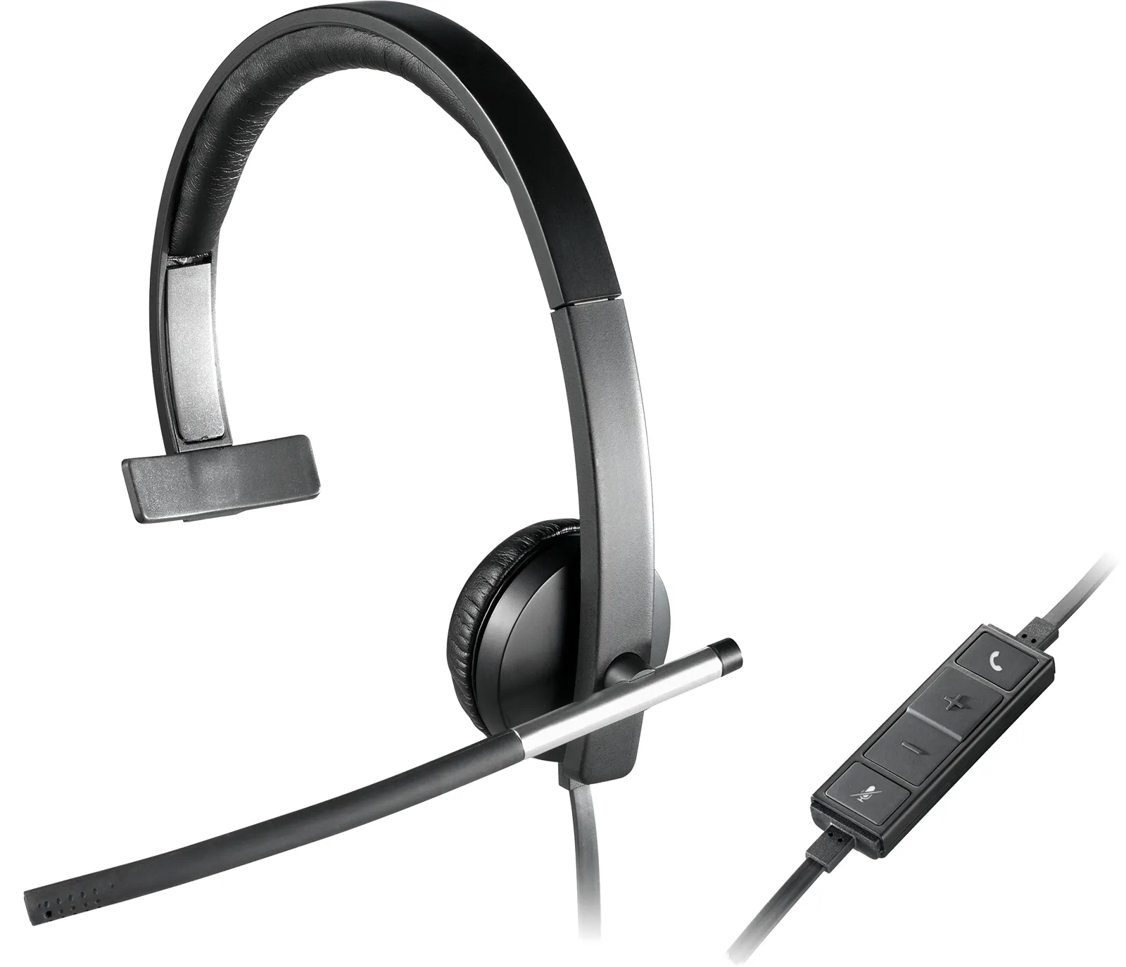 Logitech H650e USB -monokuuloke, musta